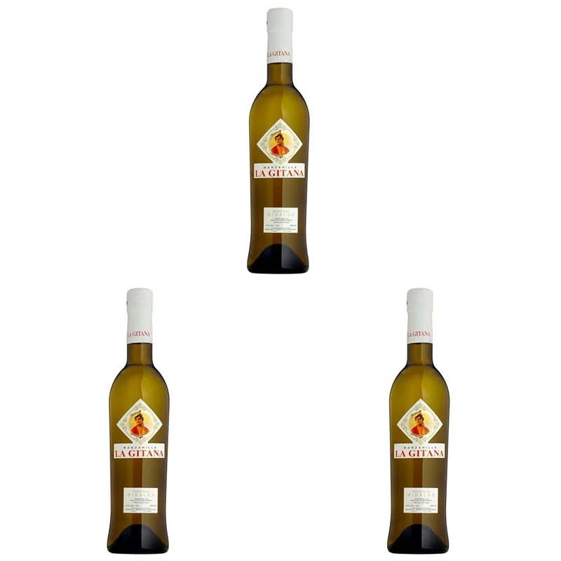 Bodegas Hidalgo La Gitana Manzanilla Sherry | 50 cl (Pack of 3)