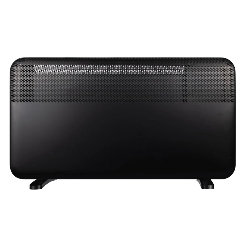 TCP 2000W Convection Panel Heater, Slim Black Design, Fast Heat, Digital Thermostat, 24H Timer, Weekly Program, Quiet, Energy Efficient, Wall Mounted or Freestanding Electric Heater