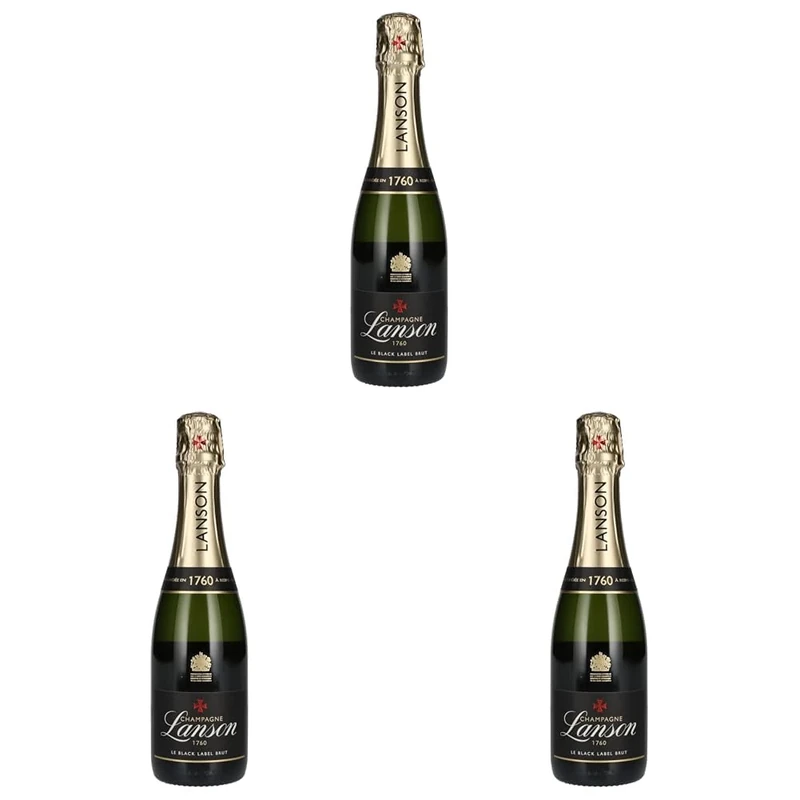 Lanson Black Label NV Champagne 37.5cl (Pack of 3)