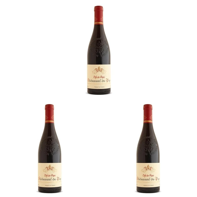 Clefs des Papes Châteauneuf-du-Pape French Red Wine 75cl Bottle (Pack of 3)