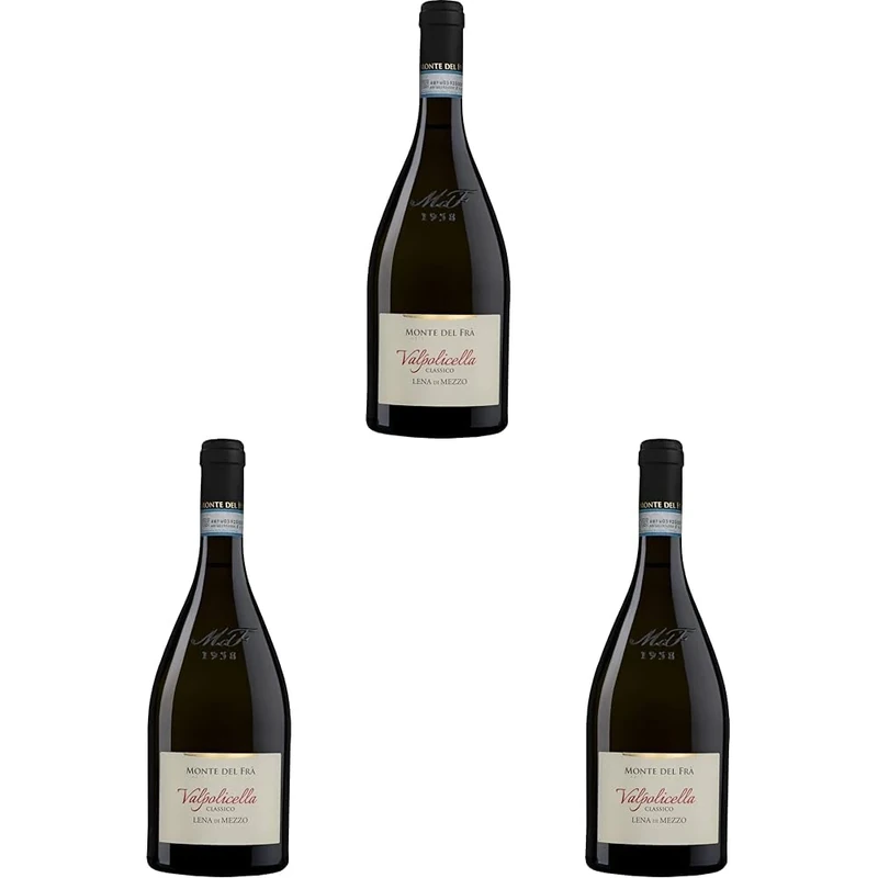 Monte Del Fra Valpolicella Classico Tenuta Lena Di Mezzo Italian Red Wine, 75 cl (Pack of 3) - Image 1