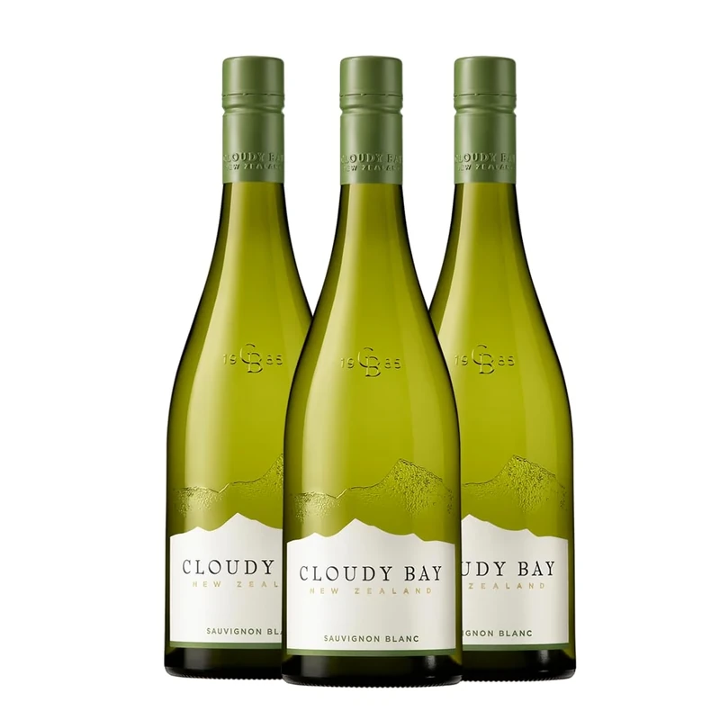 Cloudy Bay Sauvignon Blanc, Marlborough New Zealand, 75cl (Pack of 3)