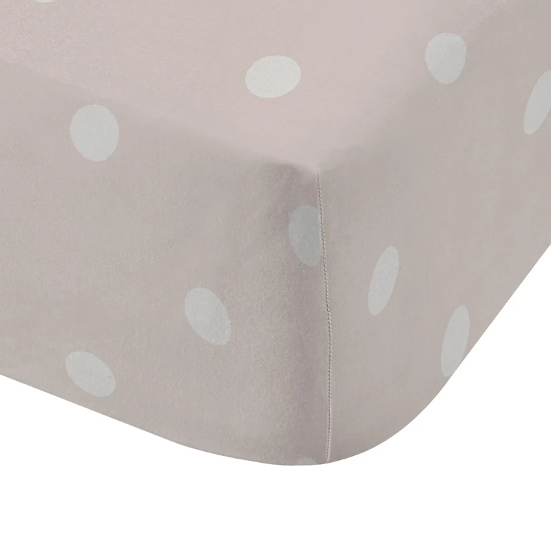 Canterbury Blush Fitted Sheet and Pillowcase White 180x200+50x80(2) - Image 1