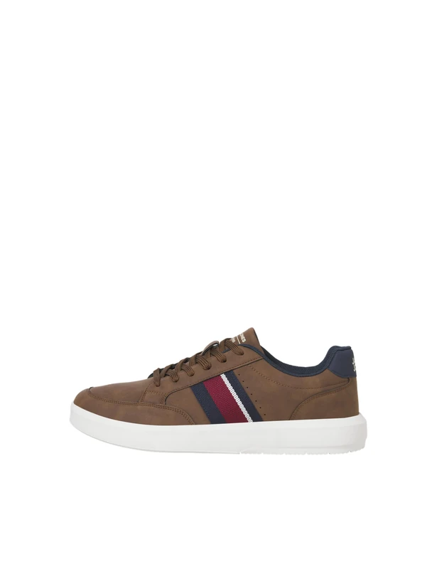 JACK & JONES Jfwjohnson Pu Combo Trainers, Cognac, 8 UK