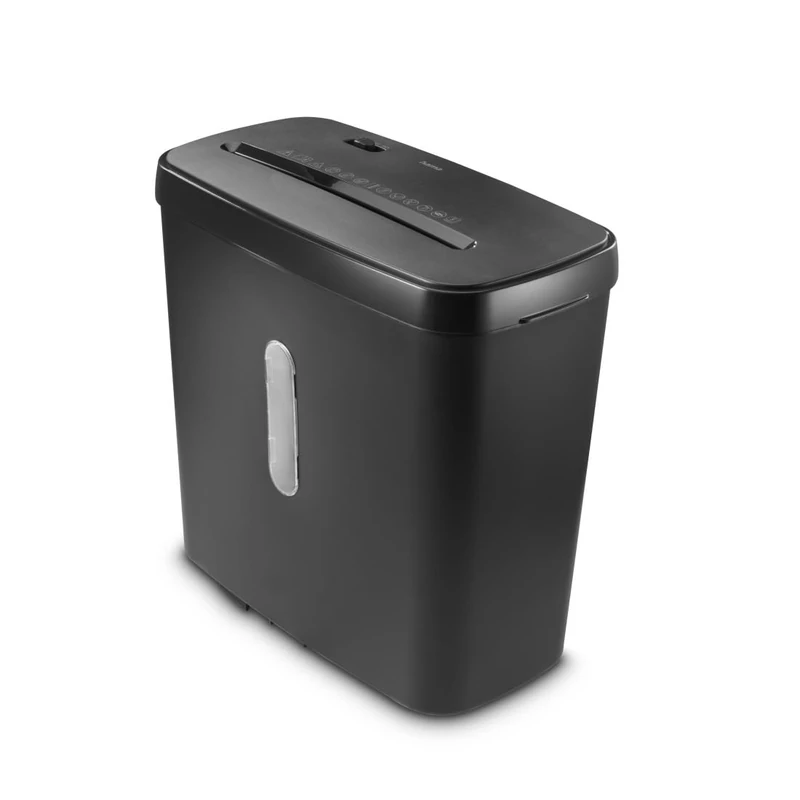 Hama Paper Shredder, Document and Card Shredder, 5 A4 Sheets, Steel Blades, Shredds Staples, Automatic On/Off Security, Return Function, 11L Bin, Security P4 T4 E3, Black