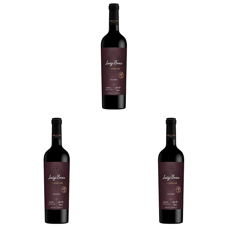 Bodega Luigi Bosca Malbec D.O.C., Argentina - 75 cl (Pack of 3)