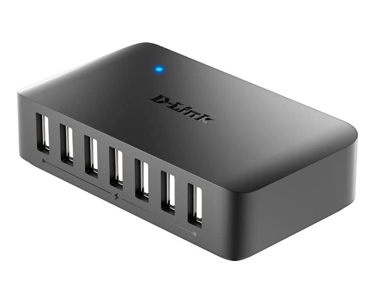 Watio Wave Hub - device with 7 USB 2.0 ports, allows the connection of multiple devices to a single port, made of durable plastic.* - Image 1