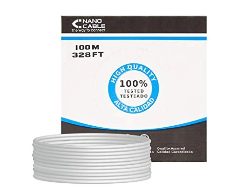 Bobina – RJ45 Cat.5e FTP Rigid AWG24 Network Cable, 100 m Length, Ideal for Networking, Durable and Flexible Material*