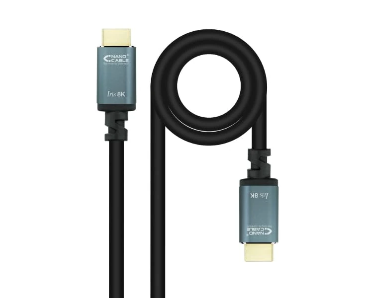 Watio Wave HDMI Cable - Type A/M to A/M Cable, Compatible with 8K, Length 10 Meters, Black, High Speed, Ideal for Connecting Devices.*