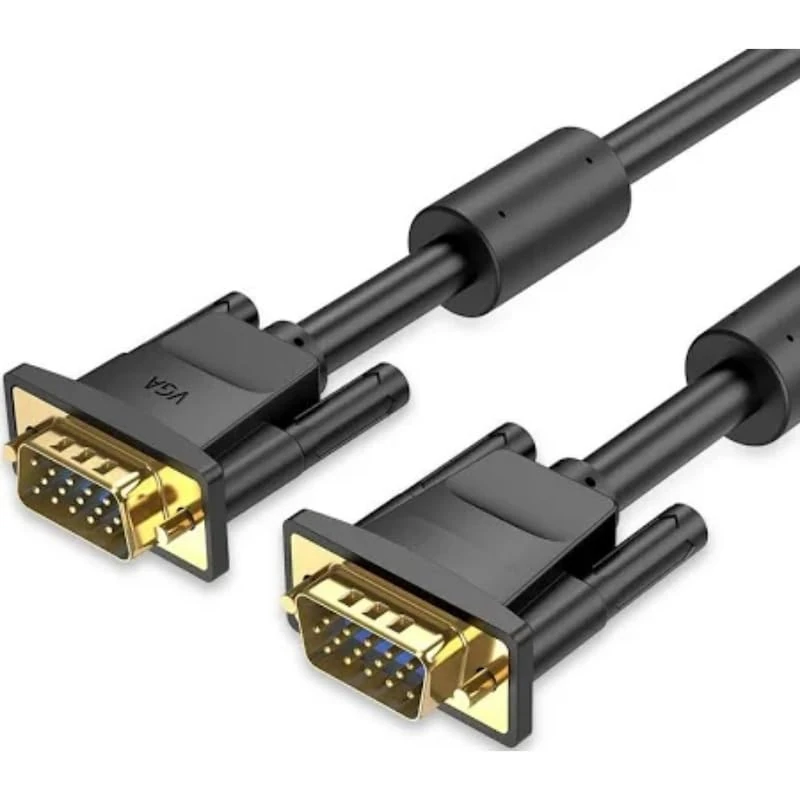 Watio Wave svga cable - 25m VGA M-M cable, black, ideal for video connectivity.Made with durable materials.Compatible with multiple devices.* #*