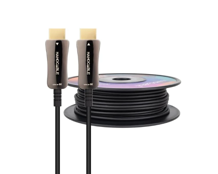 Watio Wave HDMI Cable - 40m v2.1 cable with type to male connectors, supports 8k resolution and high transfer rates. *
