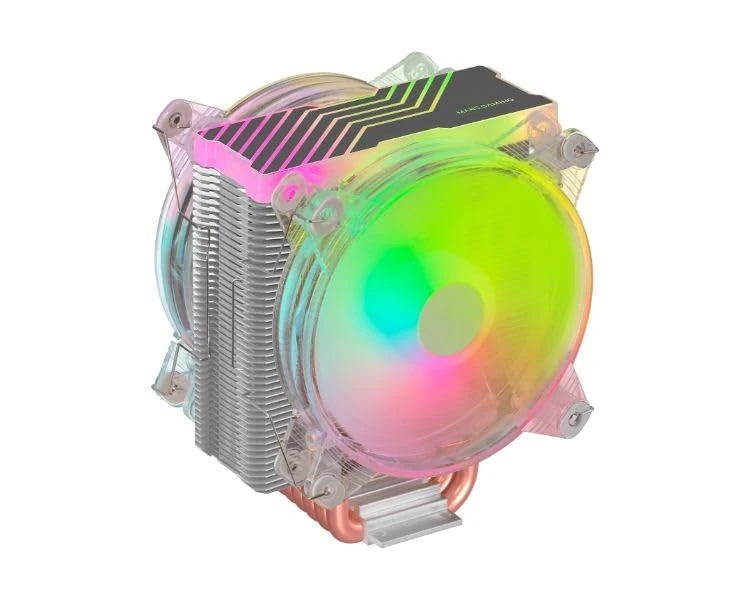 Watio Wave Fan - Dual ARGB 120mm fan with black housing, allows you to customize lighting and offers efficient performance.*
