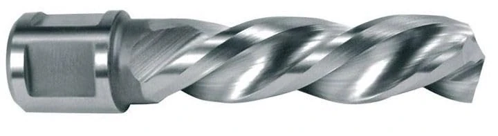 Solid HSS Multi-Layer Drill bit with Weldon Shank, Ideal for Precise and Durable Drilling in Metal and Similar Materials.