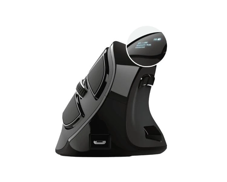 Watio Wave Mouse - wireless, rechargeable, ergonomic, USB connection, 2.4 GHz, optical sensor, comfortable design, ideal for long use.* - Image 1