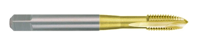 HSS-TiN M DIN 371 Type B tap, Ground to Create Precise Threads in Metal and Other Materials. - Image 1