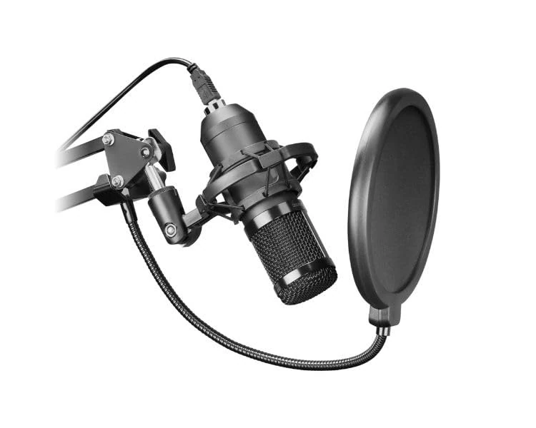 Microphone - dynamic microphone with Anti-shake support, XLR connection, frequency from 20Hz to 20kHz, ideal for recording and streaming.*