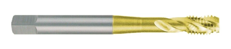 HSS-TiN M DIN 371 Type C Ground tap, Ideal for Precise Metal Threading and Repairing Damaged Threads.