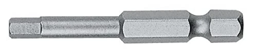 50 mm Hexagonal bits in Plastic case, Ideal for Application in lathes and Precision Work in Metallurgy.