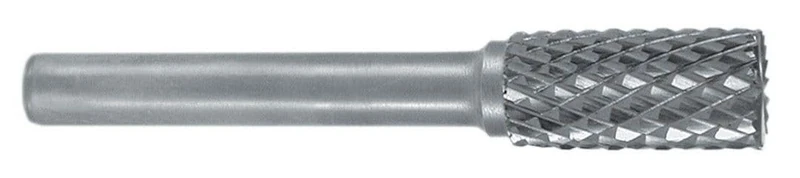 Cylindrical Carbide end Mills with Front Serration, Ideal for Precise Machining and Surface Finishing on Metals.