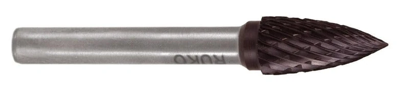 TiCN Carbide end Mills, Form G - SPG arc Pointed, Precise for Machining Hard Materials and high Cutting Precision.