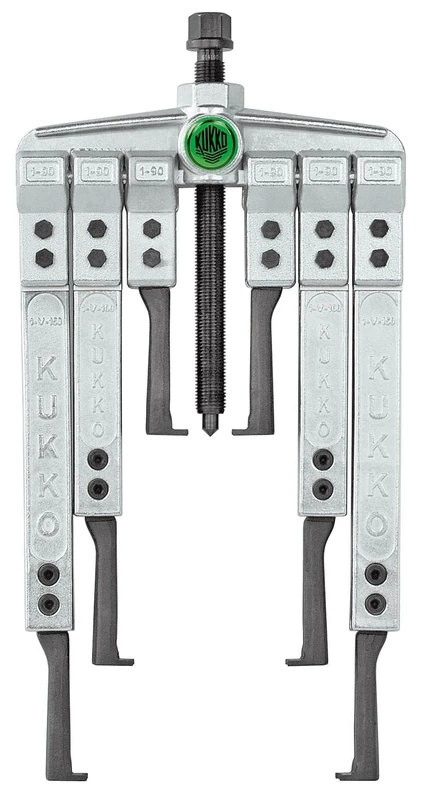 Universal 2-Leg Bearing Puller, Compact and Versatile for Work in Narrow Spaces and efficient Bearing Removal.