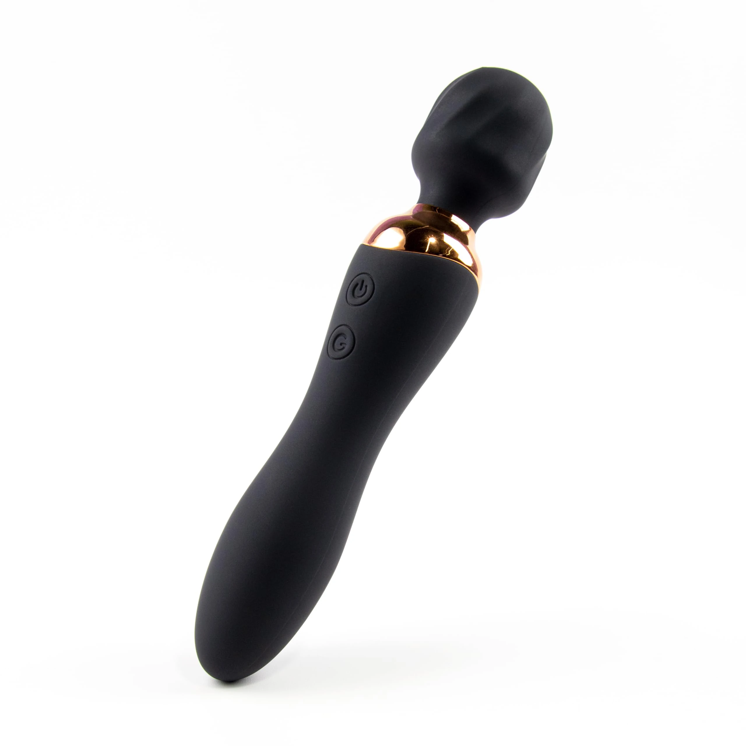 Wand Vibrator Sex Toys for Woman, 12x12 Modes Magic Flexible Massager with Dual Motor, Adult Toy for Clitoral Stimulation, Quiet Female Vibrater, Anal Dildo, Adult Sex Toys for Couple (Black)