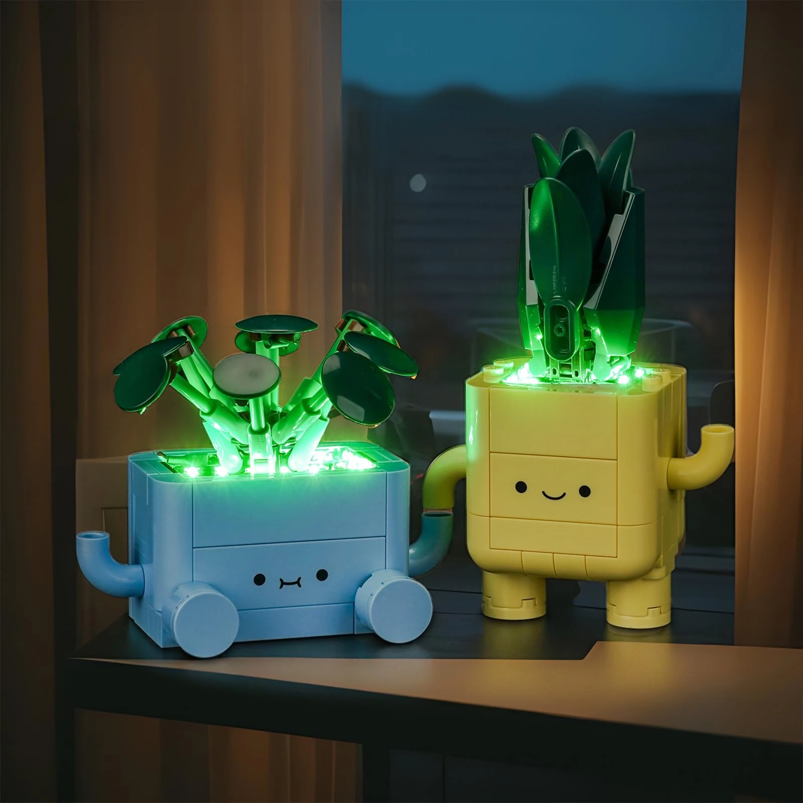 LocoLee Led Light Set Compatible with Lego 10349 Happy Plants Led Decoration Lighting Kit Compatible with Lego 10349 Building Blocks Model,Only Lights Set,No Model