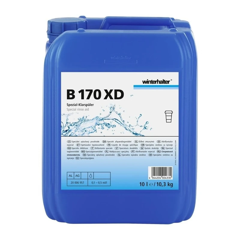 Winterhalter B170XD Plastics Rinse Aid, 10 Ltr