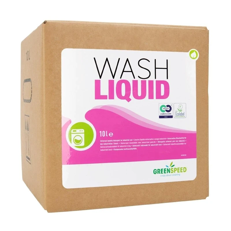 Greenspeed Wash Liquid Laundry Detergent Bag-in-Box, 10 Ltr
