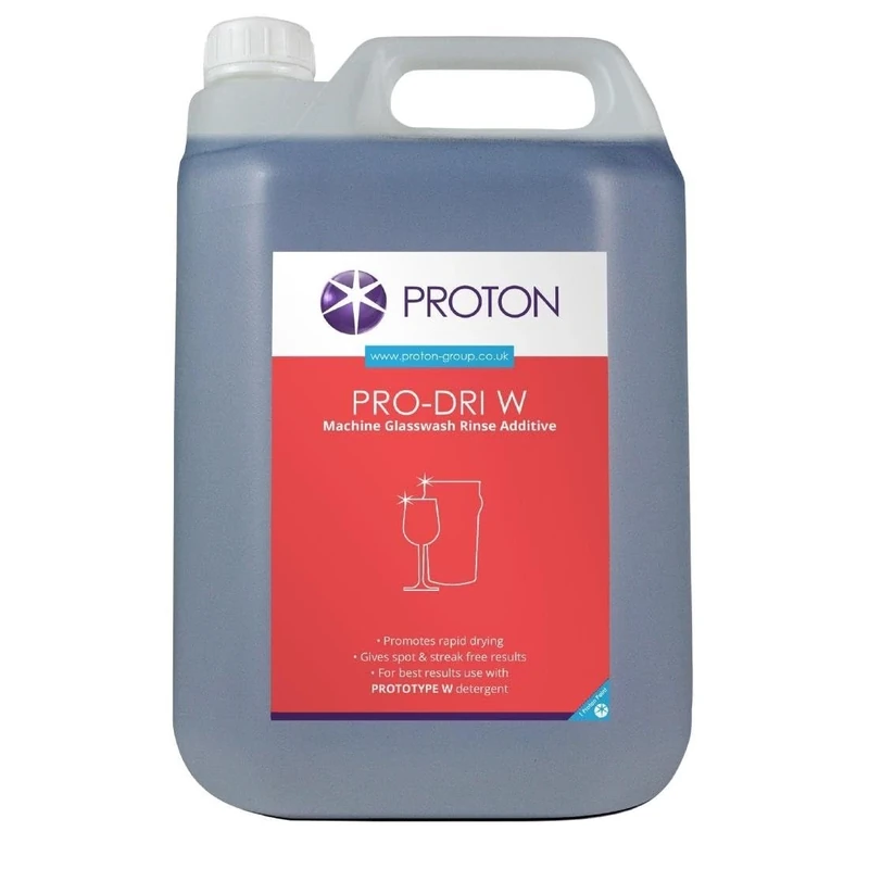 Proton Pro-Dri W Glasswash Rinse Aid, 5 Ltr, Pack 2