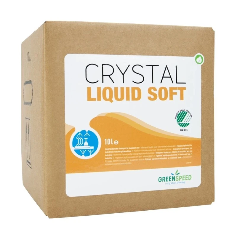 Greenspeed Crystal Liquid Soft Dishwash Detergent Bag-in-Box, 10 Ltr