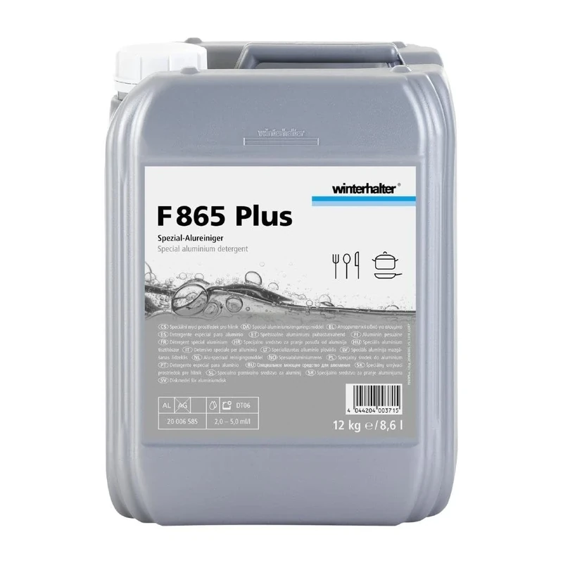 Winterhalter F865Plus Aluminium Safe Detergent, 8.6 Ltr