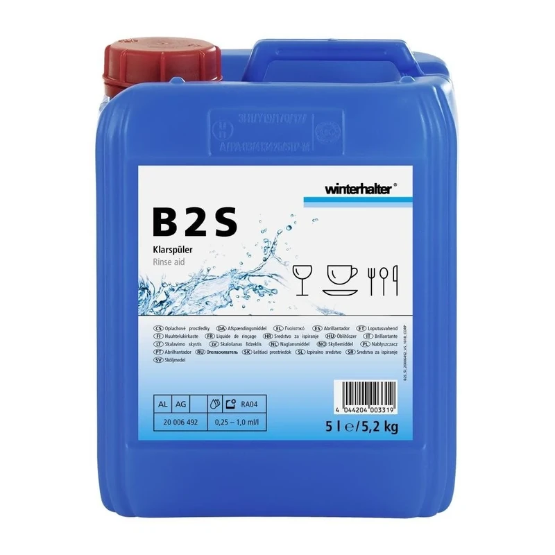 Winterhalter B2S Acidic Rinse Aid, 5 Ltr