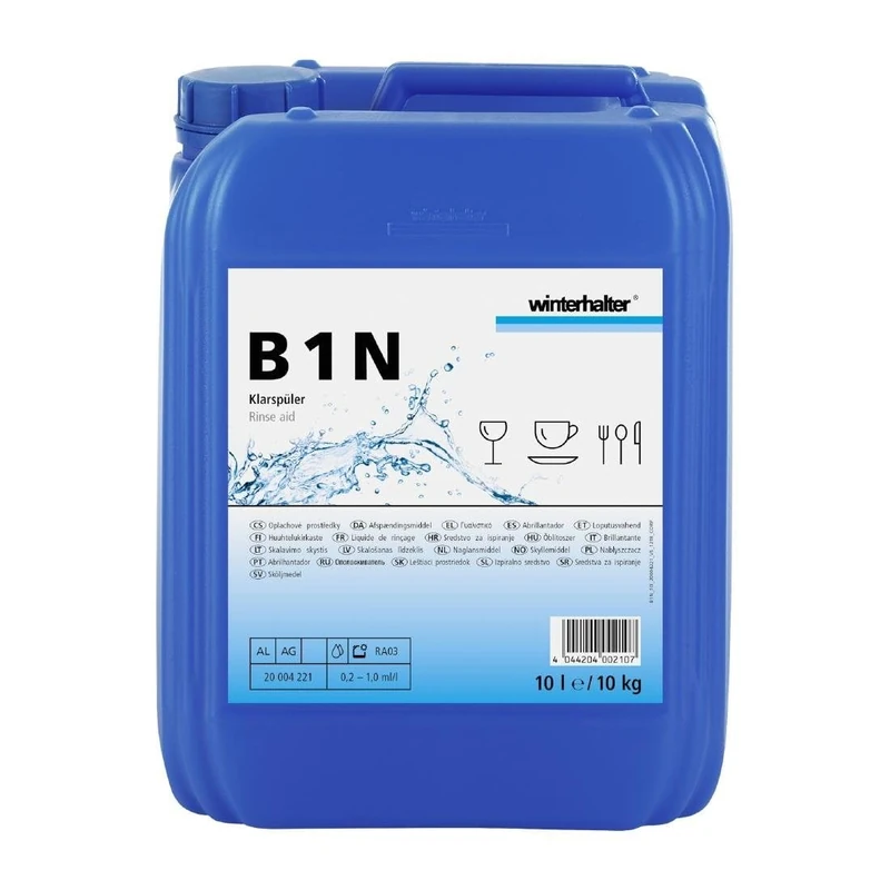 Winterhalter B1N Neutral Rinse Aid, 10 Ltr