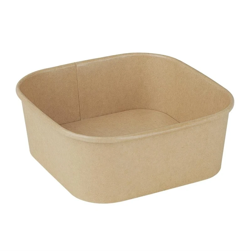 Fiesta Recyclable Square Container Base, 1200 ml, Pack 300