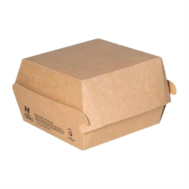 Notpla Burger Box Clamshell 6 Inches, Pack 300