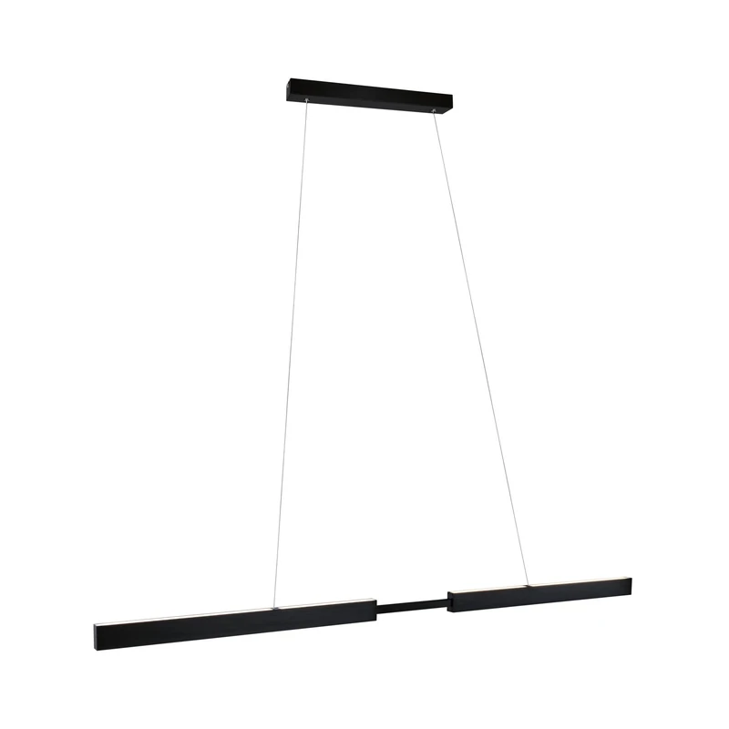 Paulmann 76989 LED Pendant luminaire touchless Sensor Aptare 2700K 2050lm / 2050lm 2x16.5/16.5W Black dimmable - Image 1