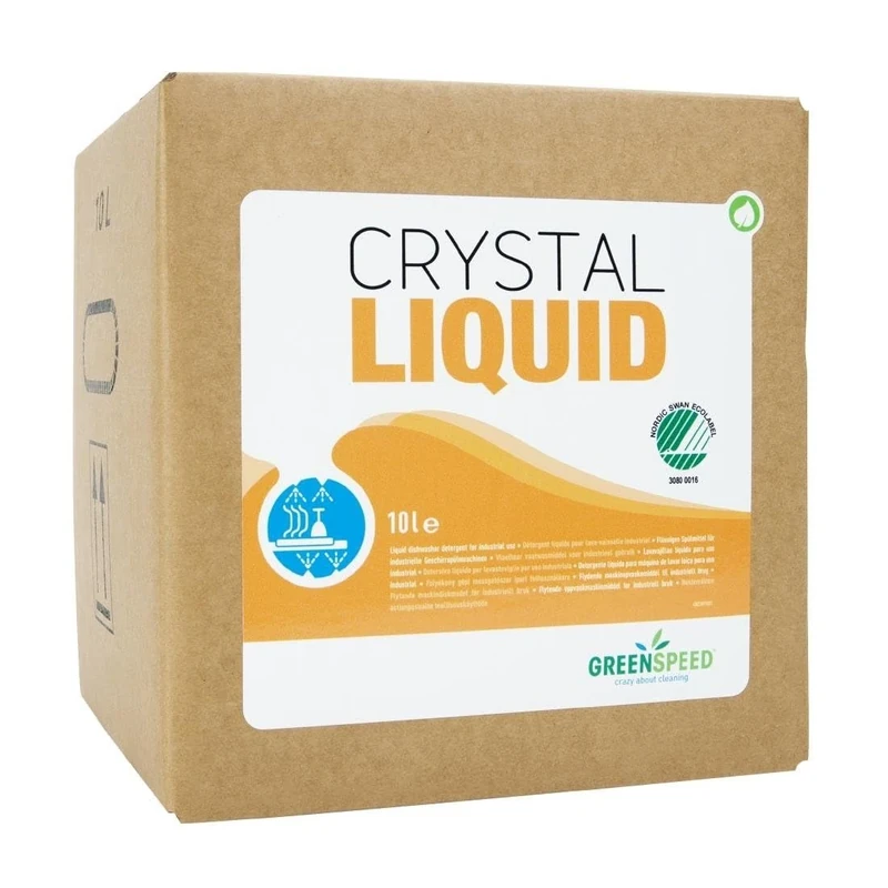 Greenspeed Crystal Liquid Dishwash Detergent Bag-in-Box, 10 Ltr