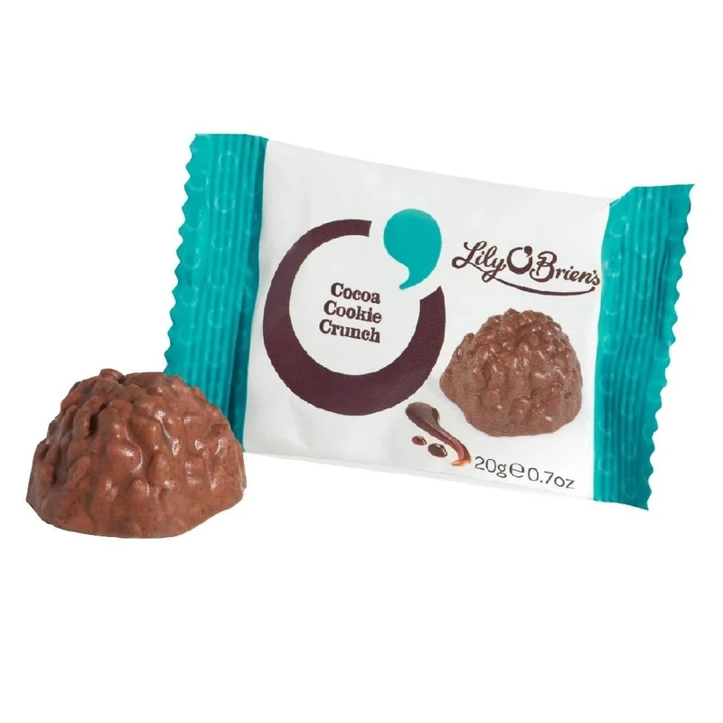 Lily O'Brien's Cocoa Cookie Crunch - 20g (Box 350)
