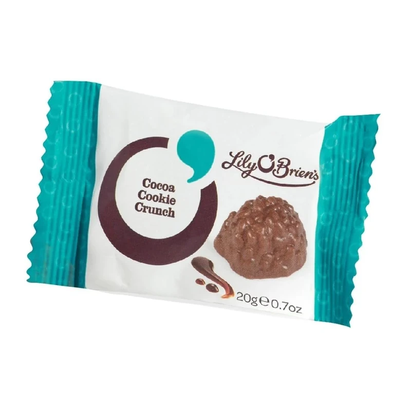 Lily O'Brien's Cocoa Cookie Crunch - 20g (Box 350)