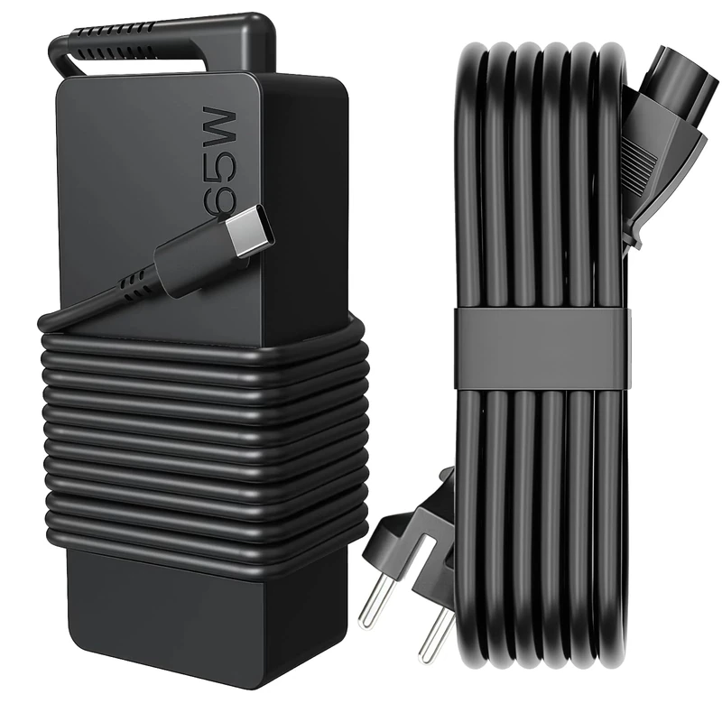 Replacement for 65W Lenovo Laptop Charger USB C, Compatible with ThinkPad T480s/T580s/T490/E480/E580, Chromebook C330/S330/100e/300e/500e,Yoga C930/C940/720, Compatible with all USB C Laptops