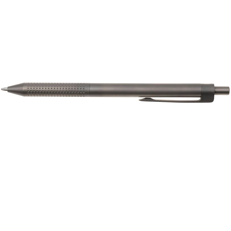 The James Brand The Burwell CO304973-10 Titanium Retractable Ballpoint Pen in Electric Moss with Parker Style G2 Cartridge, 13.7 x 0.9 cm