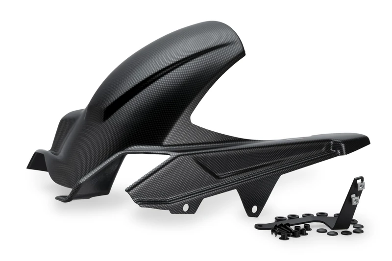 Puig 22379C Rear Fender; aerodynamic and durable design; made of high-quality ABS; quick installation; ideal for protection and style, Carbon Look