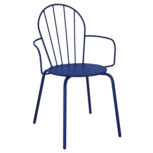 Bolero Adeline Arm Chair Dark Navy, Set 4