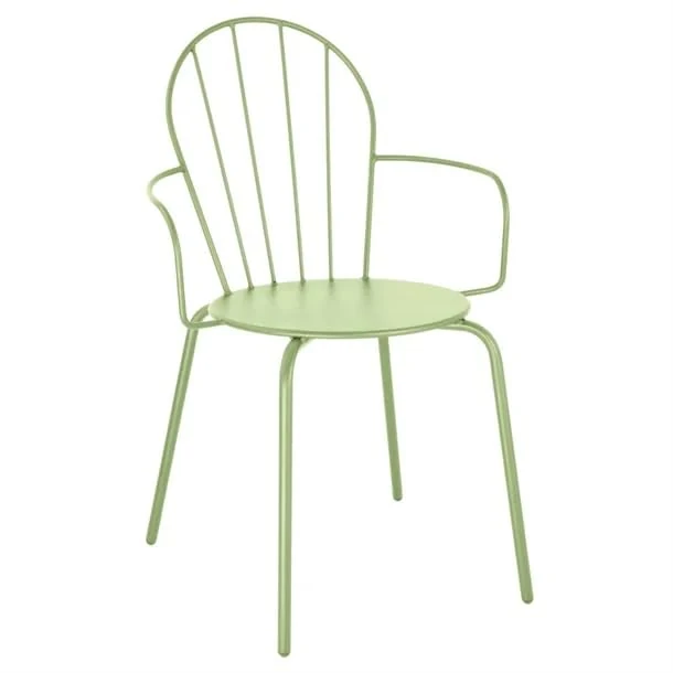 Bolero Adeline Arm Chair Light Green, Set 4