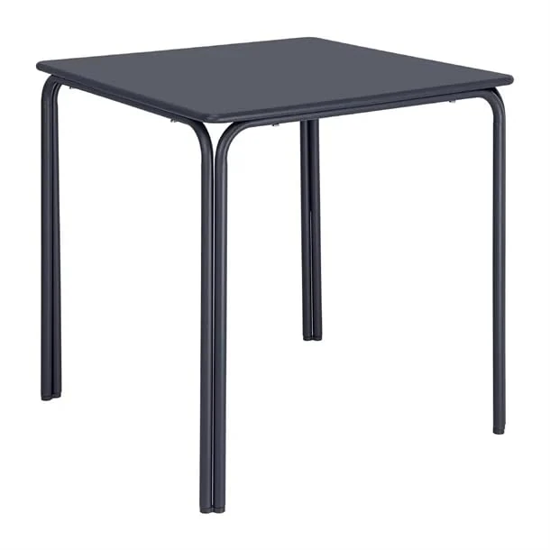 Bolero Adeline Steel Square Table Slate Blue, 700 mm