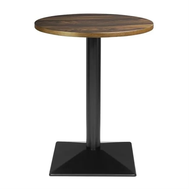 Bolero Complete Table Round Dark Wood Effect, 600 mm