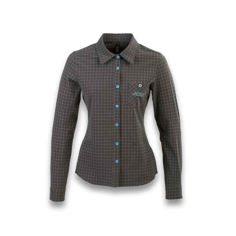 Ande Women's Arizona M/L Camicia Long Sleeve Shirt | Outdoor, Anthracite, XL