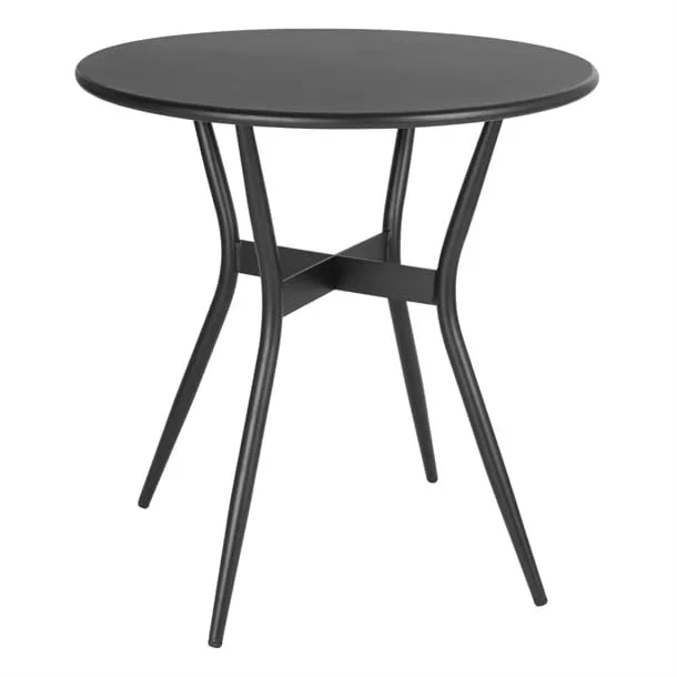 Bolero Santiago Outdoor Table Black, 700 mm