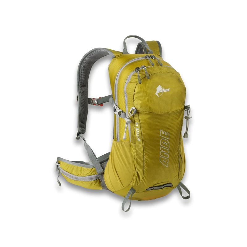 Ande Active 18LT Backpack - Ultralight and Breathable for Dynamic Activities, Mustard, Taglia unica, Sporty - Image 1